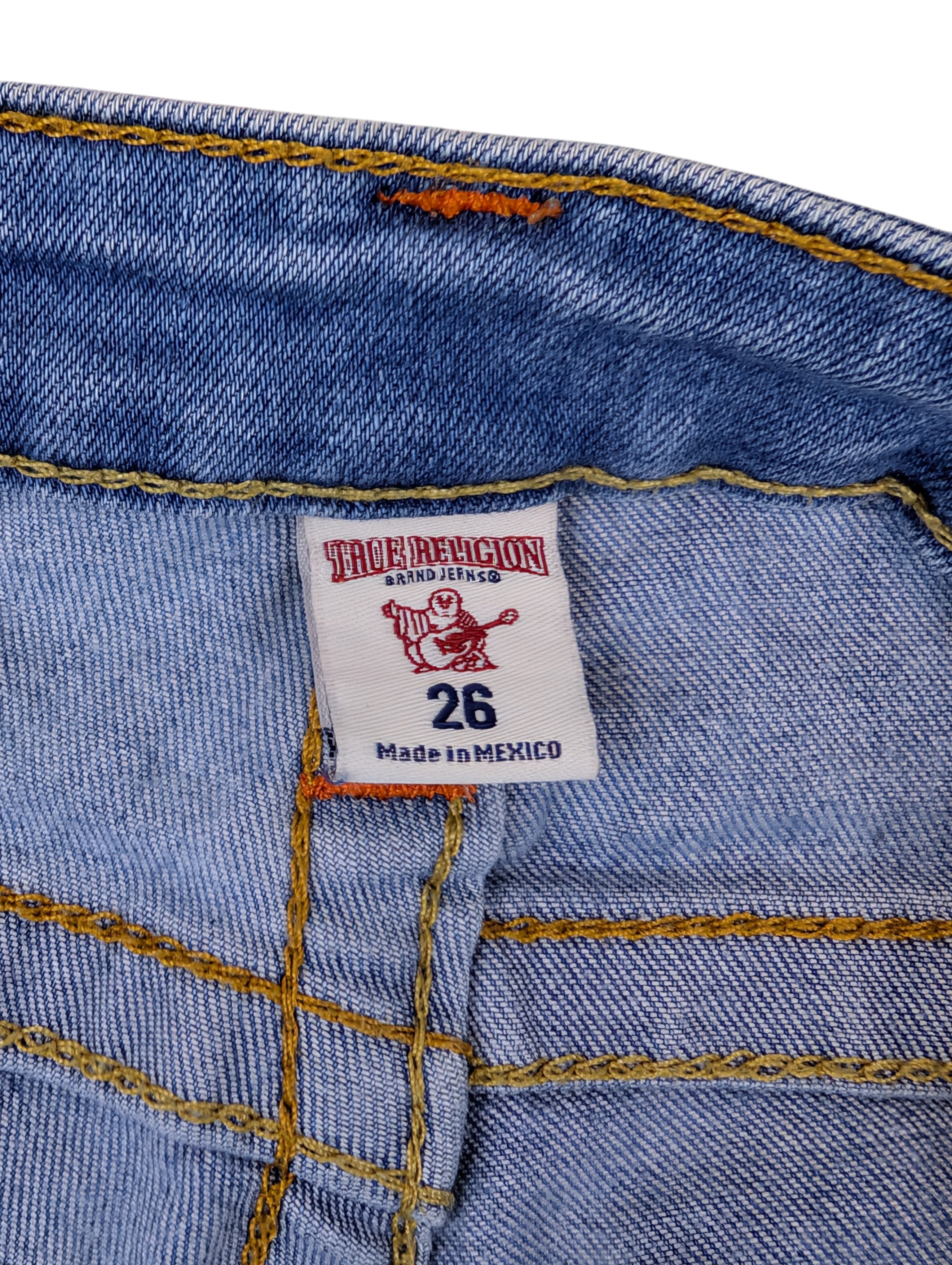 True religion błękitne skinny rurki spodnie jeansowe jeansy