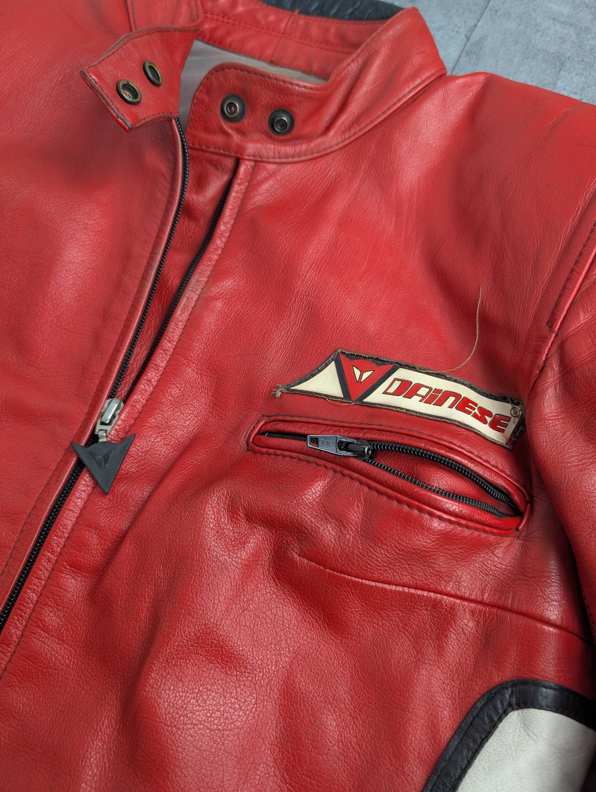 Rare 1980s Dainese Racing Leather Jacket Made in Italy Kenny Robert’s 1984 Bomber