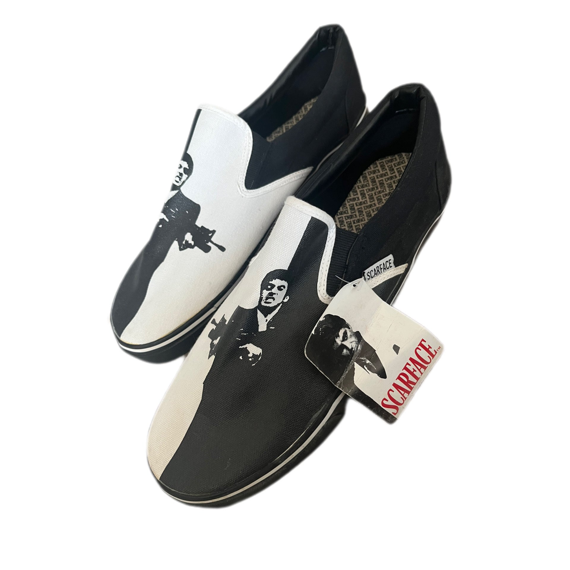 Scarface movie merch Slip-On shoes sneakers trampki tenisówki Człowiek z blizną Al Pacino
