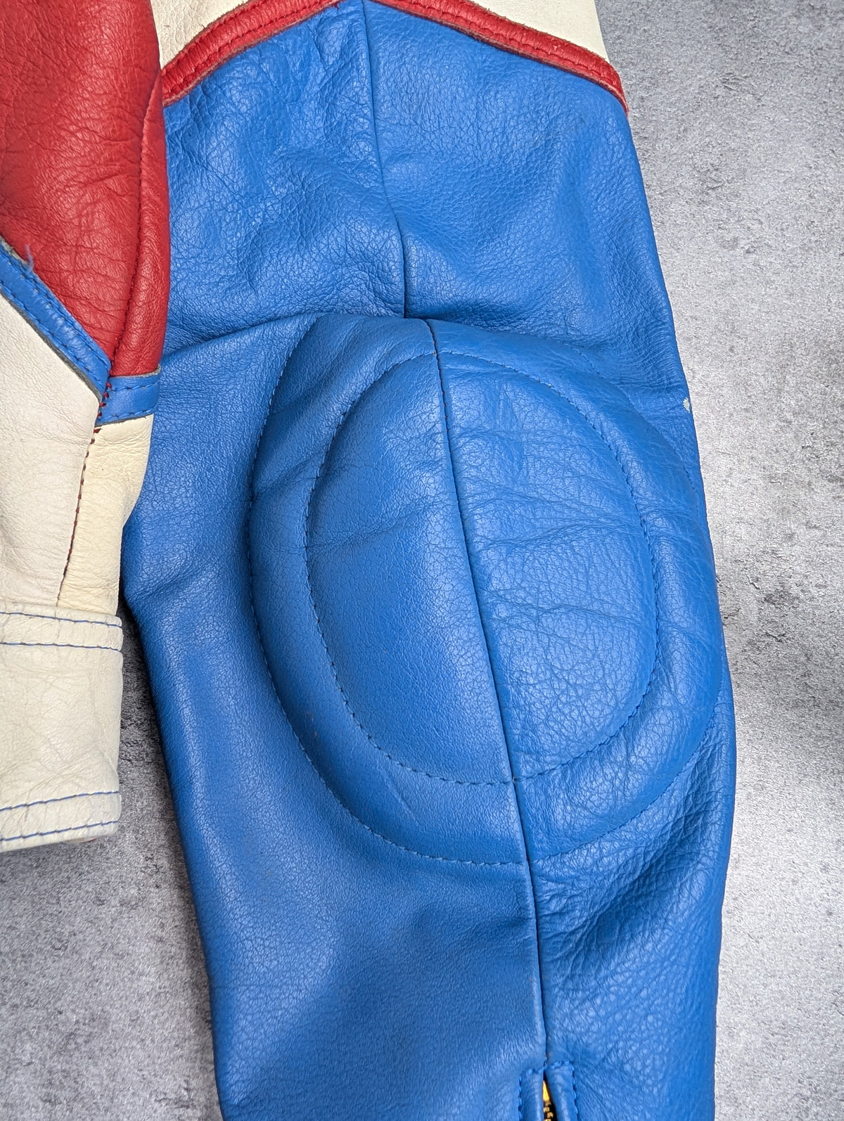 Campari Vintage Leather Racing Bomber Jacket Heavyweight 90s