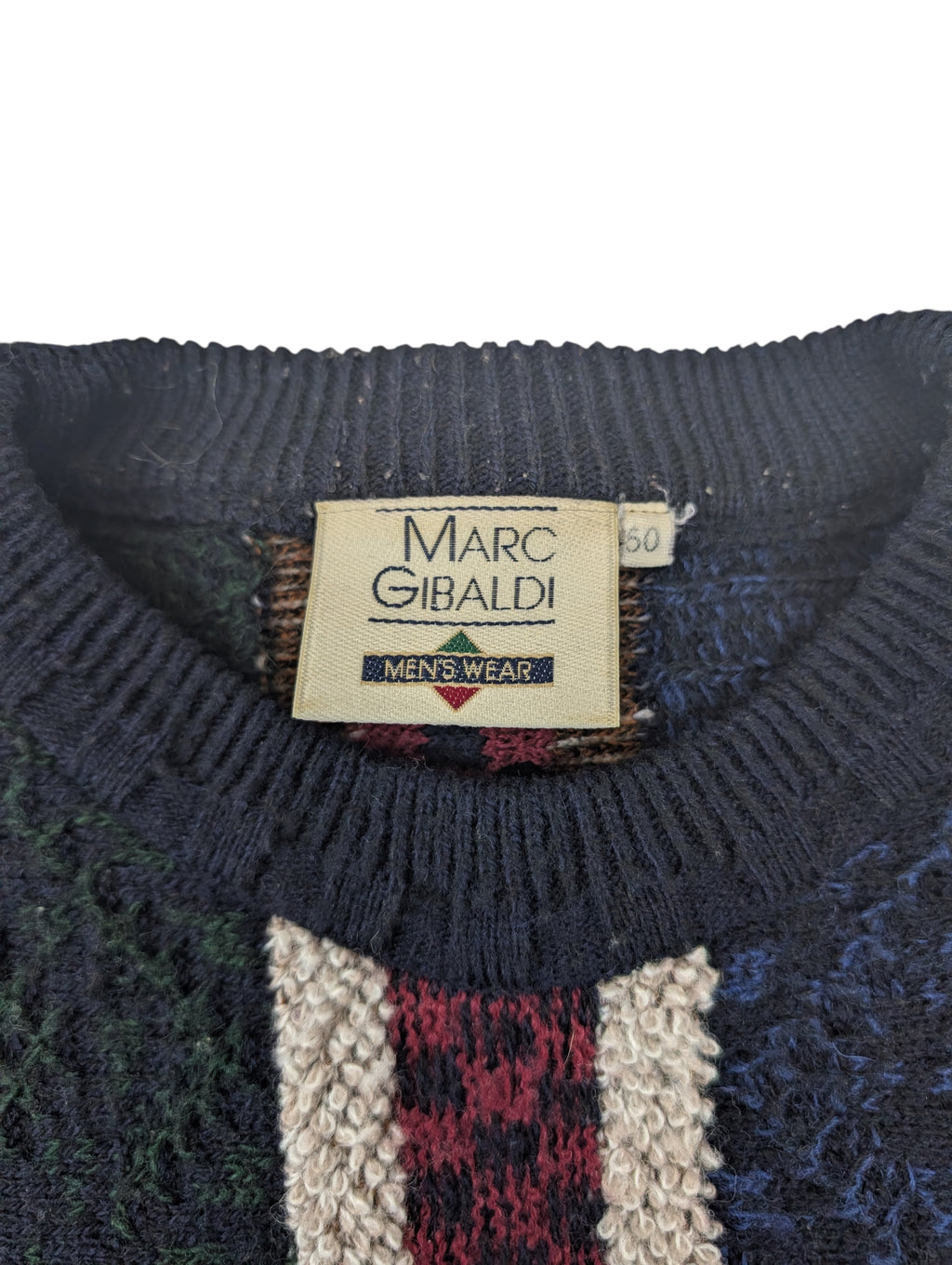 Coogi Style 3D knit sweater Marc Gibaldi Welniany