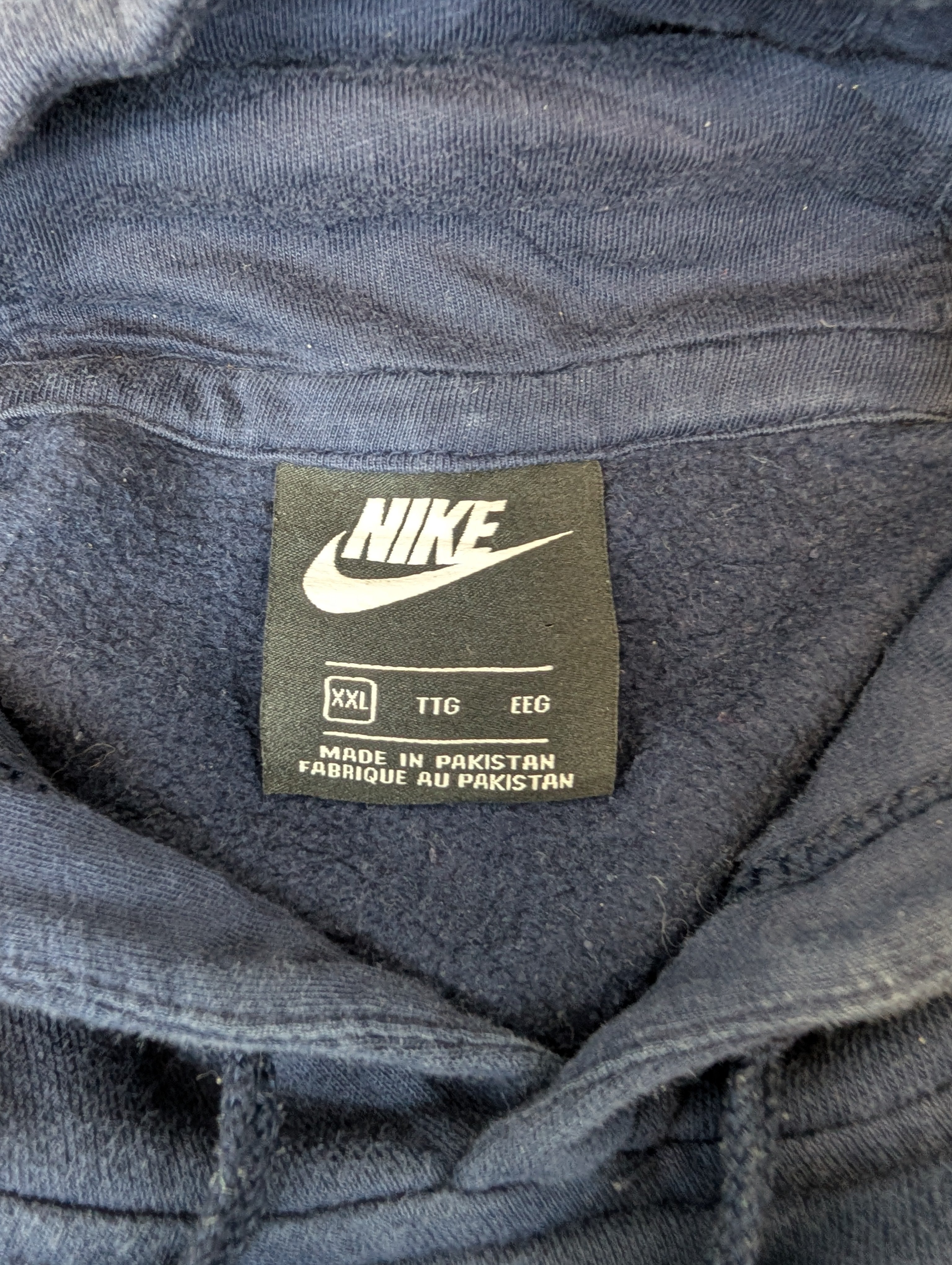 Nike Upcycling Bluza z Kaptutem custom z koca vintage boxy oczy Illuminati