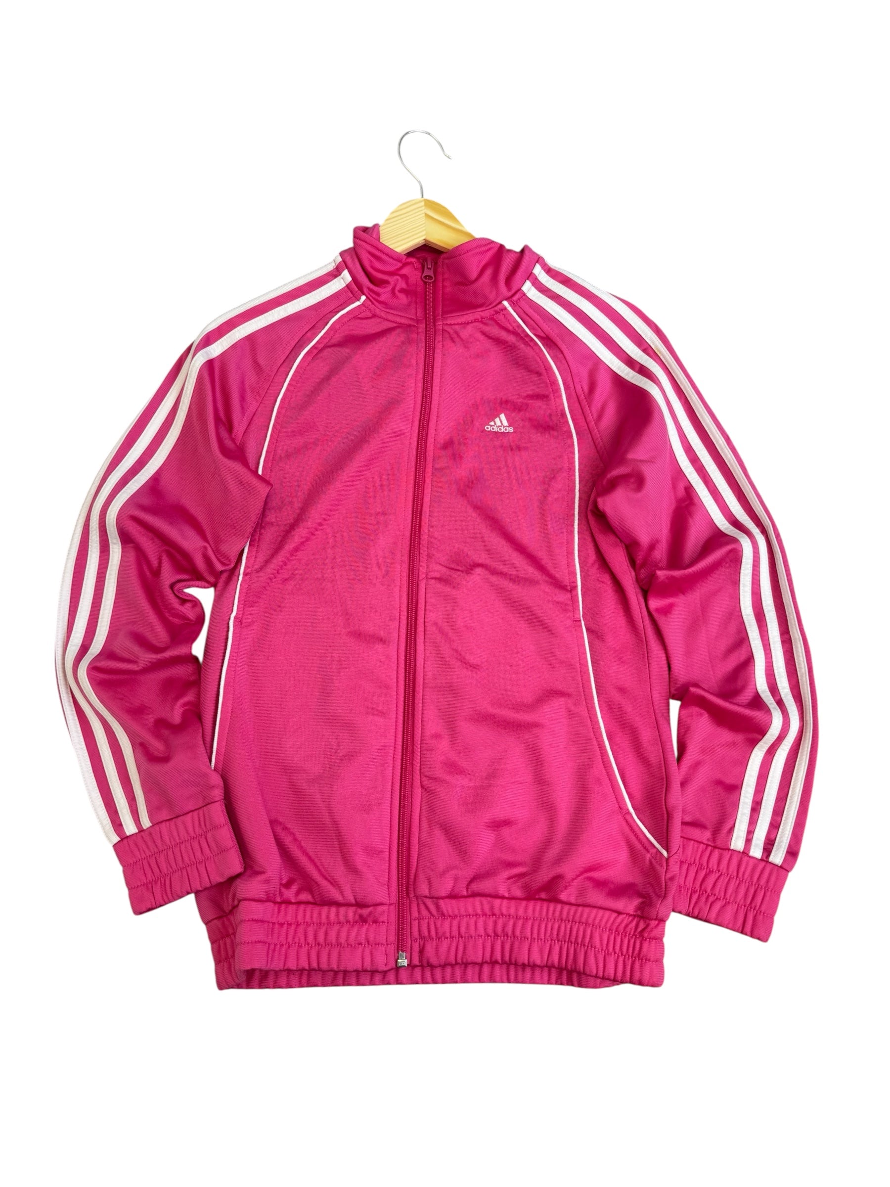 Adidas sexy Pink Tracksuit Jacket y2k bluza dresowa rozpinaną