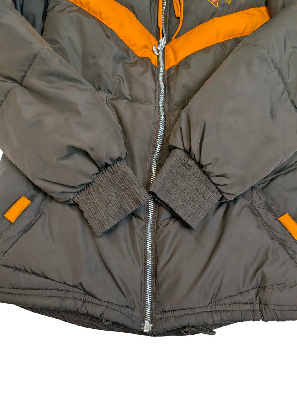 2006 Adidas Puffer Kurtka Puchowa z futerkiem na kapturze y2k
