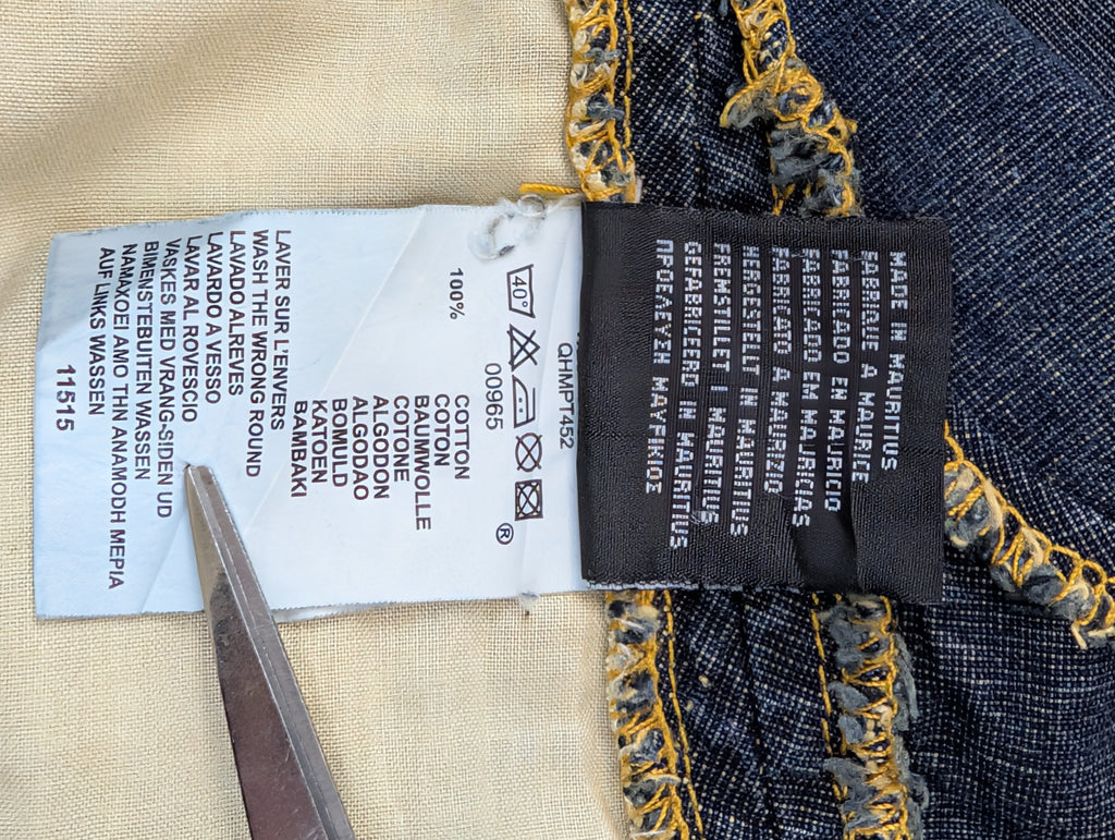 Quiksilver 90s 2000s Vintage Baggy Ciemne Jeansy spodnie jeansowe