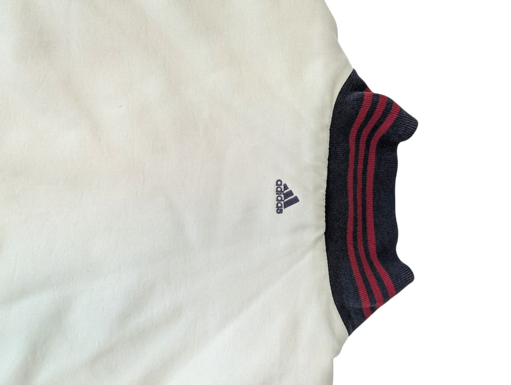 Vintage Oversized adidas 2XL kurtka Bomberka baseball varsity jacket oldschool