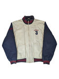 Vintage Oversized adidas 2XL kurtka Bomberka baseball varsity jacket oldschool