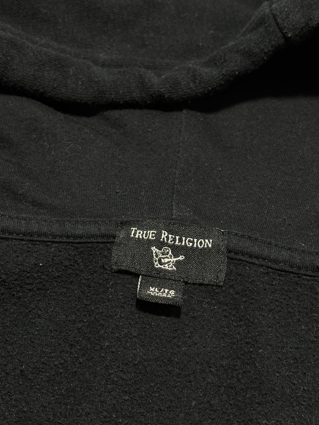 2000S True Religion zip up hoodie bluza z kapturem y2k swag
