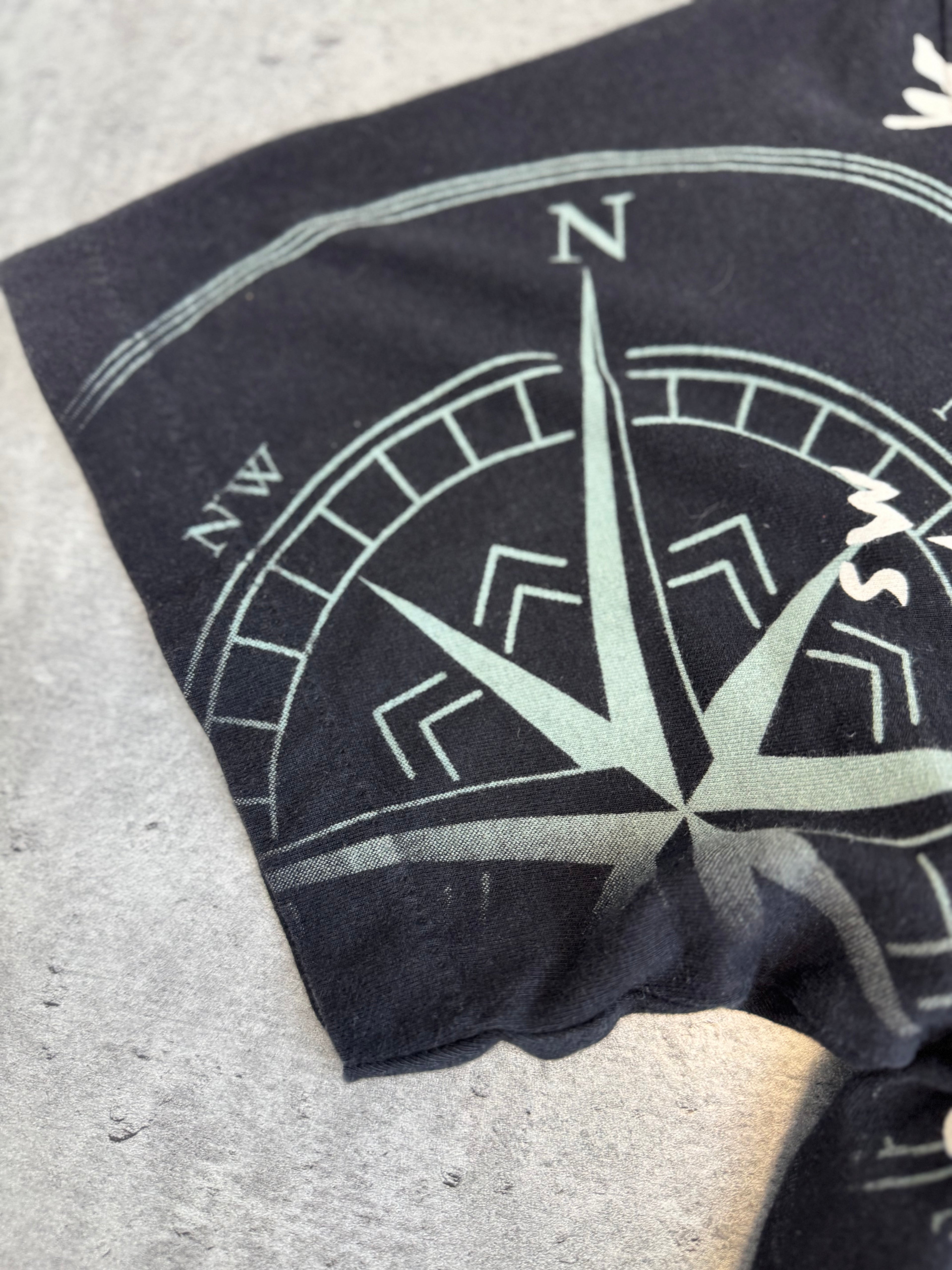 Single stiched vintage AOP koszulka skull grunge southpole czacha