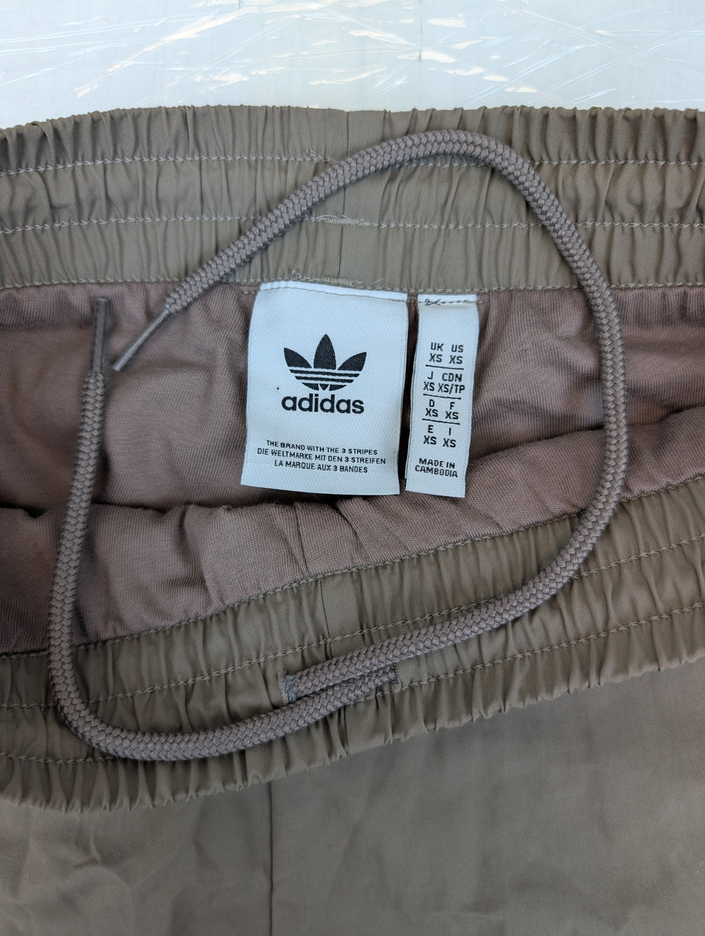 Brązowe Adidas Originals Tracksuit Pants Spodnie Dresowe Joggers Earth Tone