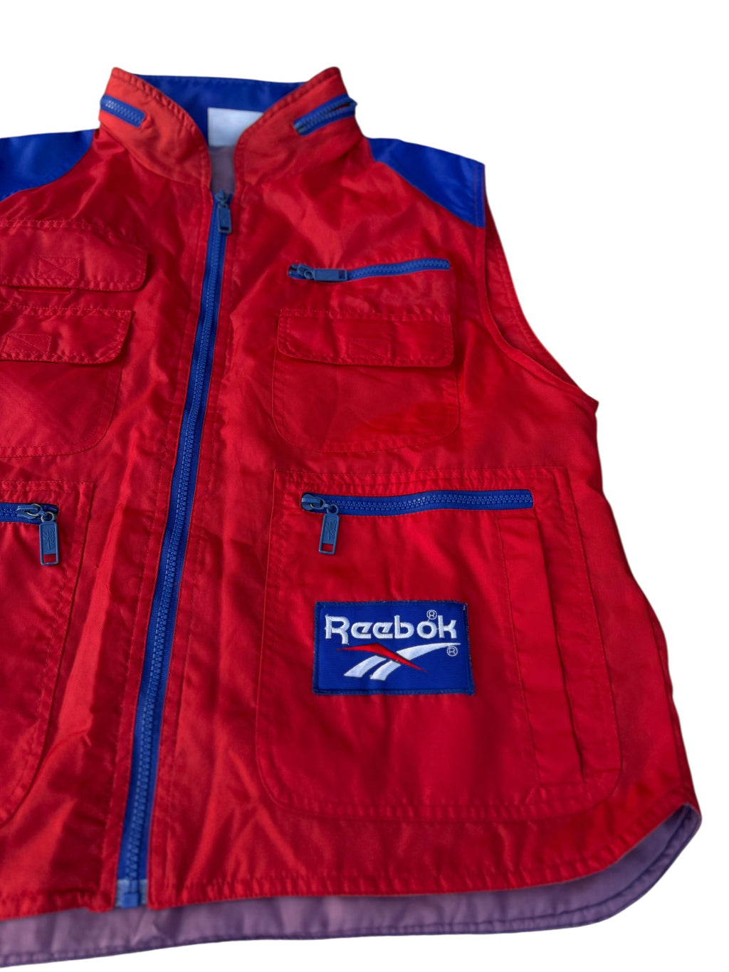 Reebok 90s Winbreaker Running Vest Kurtka Przeciwdeszczowa Kamizelka sportowa