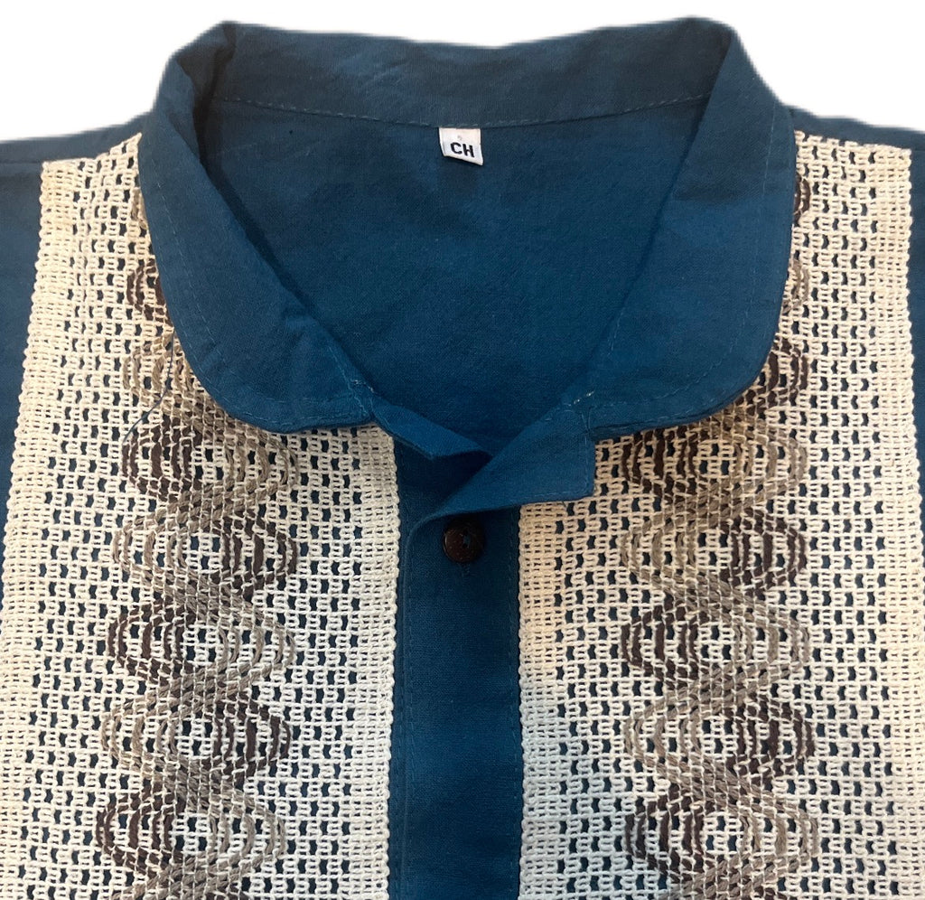 Guayabera mexican traditional shirt ethno style tradycyjna bawełniana koszula meksykańska