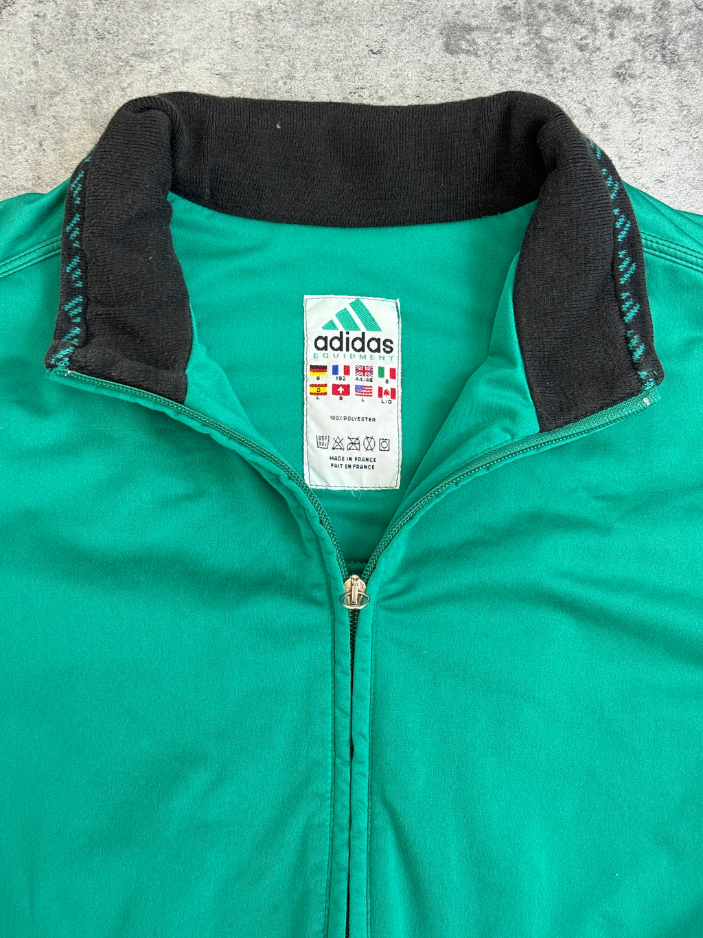 Adidas EQT Equipment Made in France Vintage 90s Tracksuit Jacket Rare Oldschool