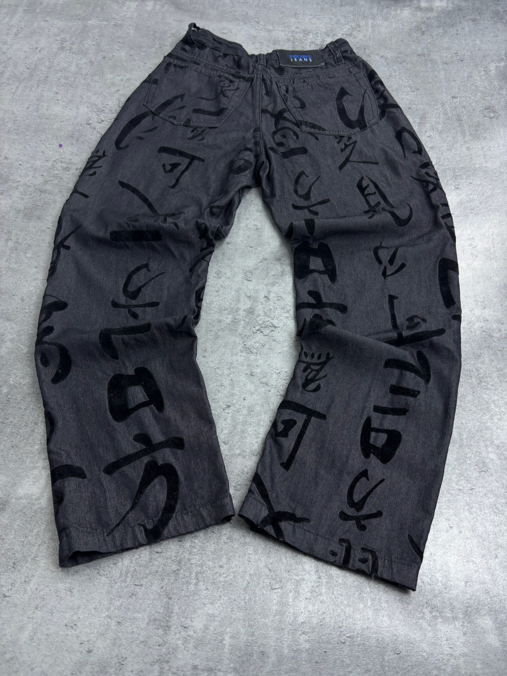 90s KENZO RARE PANTS FROM VISCOSE AOP