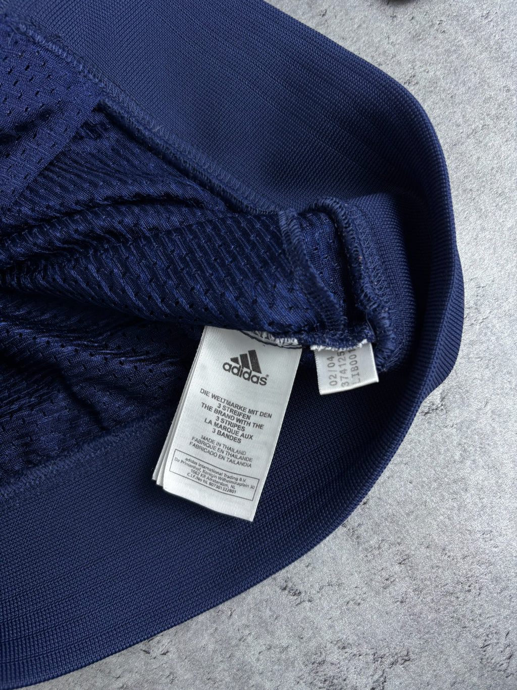 2004 Adidas Queens Vintage Tracksuit Jacket Jersey Mesh