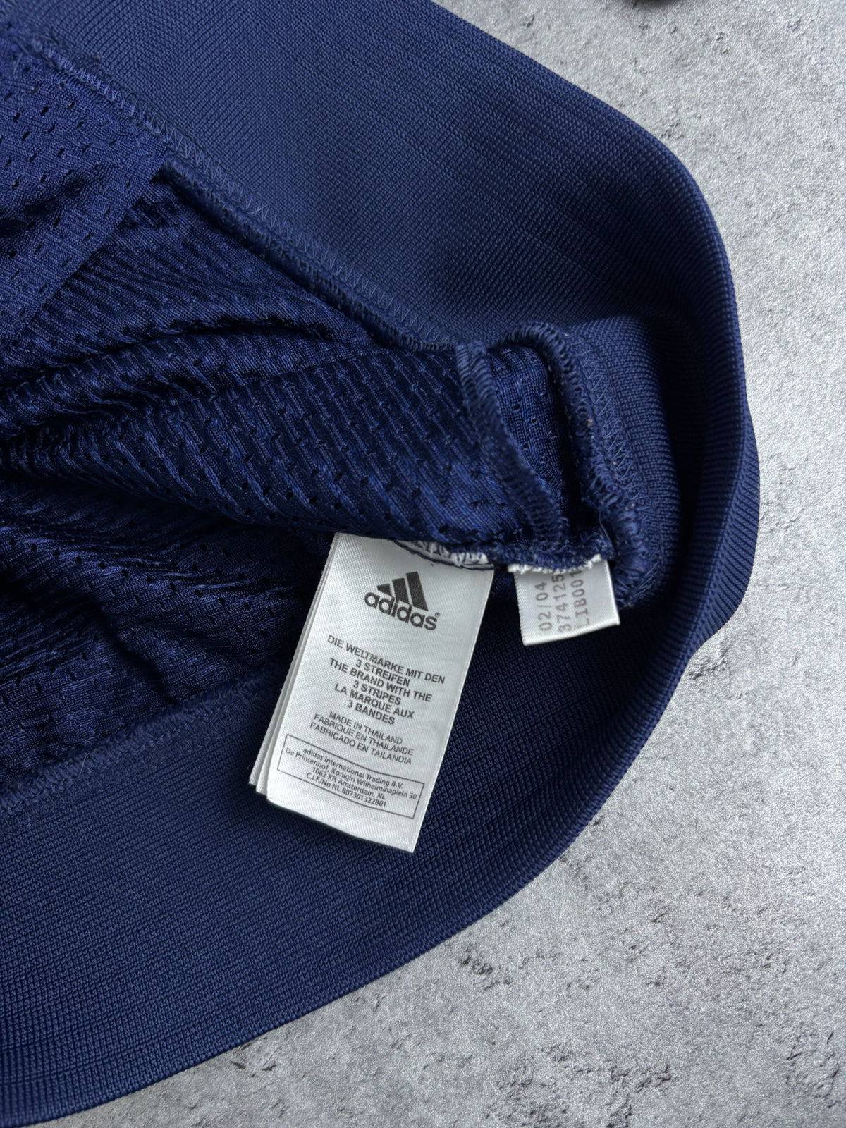 2004 Adidas Queens Vintage Tracksuit Jacket Jersey Mesh