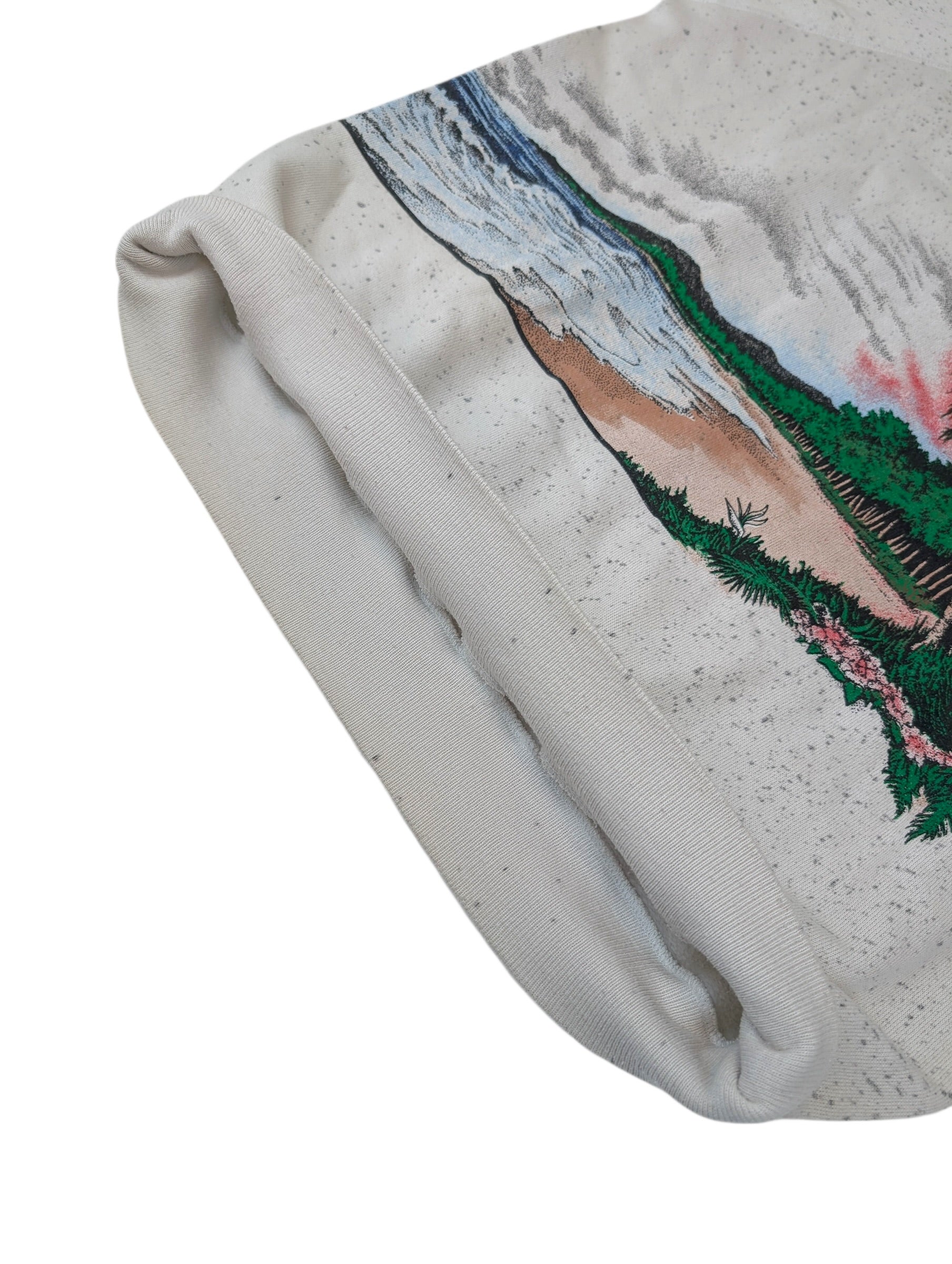 1987 Florida All Over Print AOP Vintage Graphic Pullover Sweatshirt American Souvenir