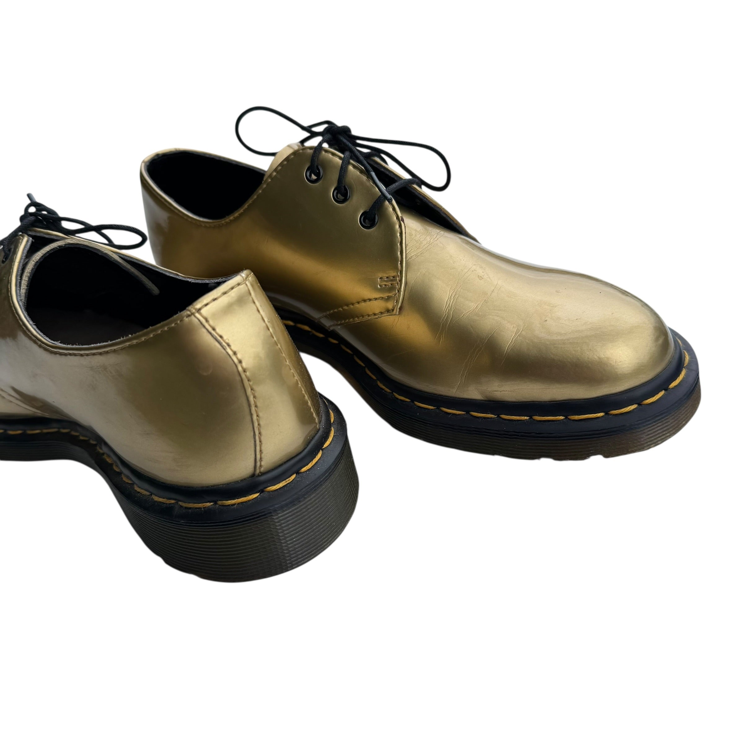 1461 GOLD spectra patent Oxford doc martens dr buty loafersy martensy 42