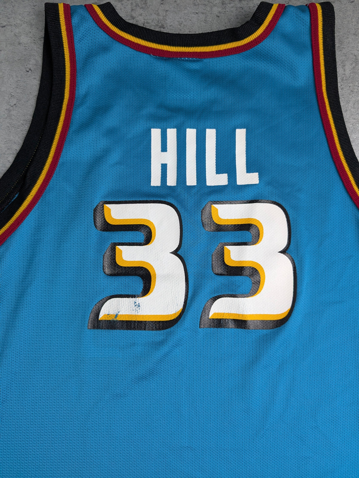 Grant Hill Detroit Pistons 1996 Vintage NBA Champion Jersey