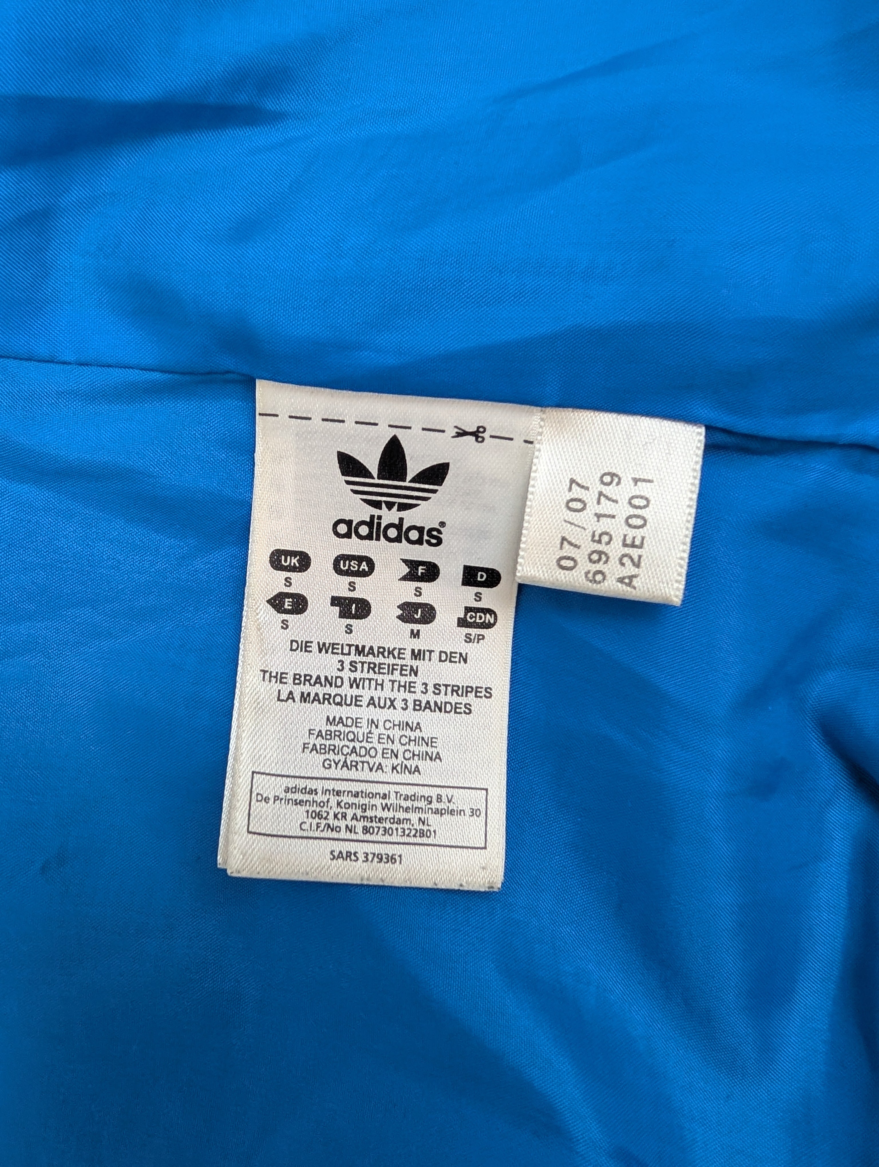 2007 Adidas Materials of The World 100% wełniana wool tracksuit jacket bluza y2k