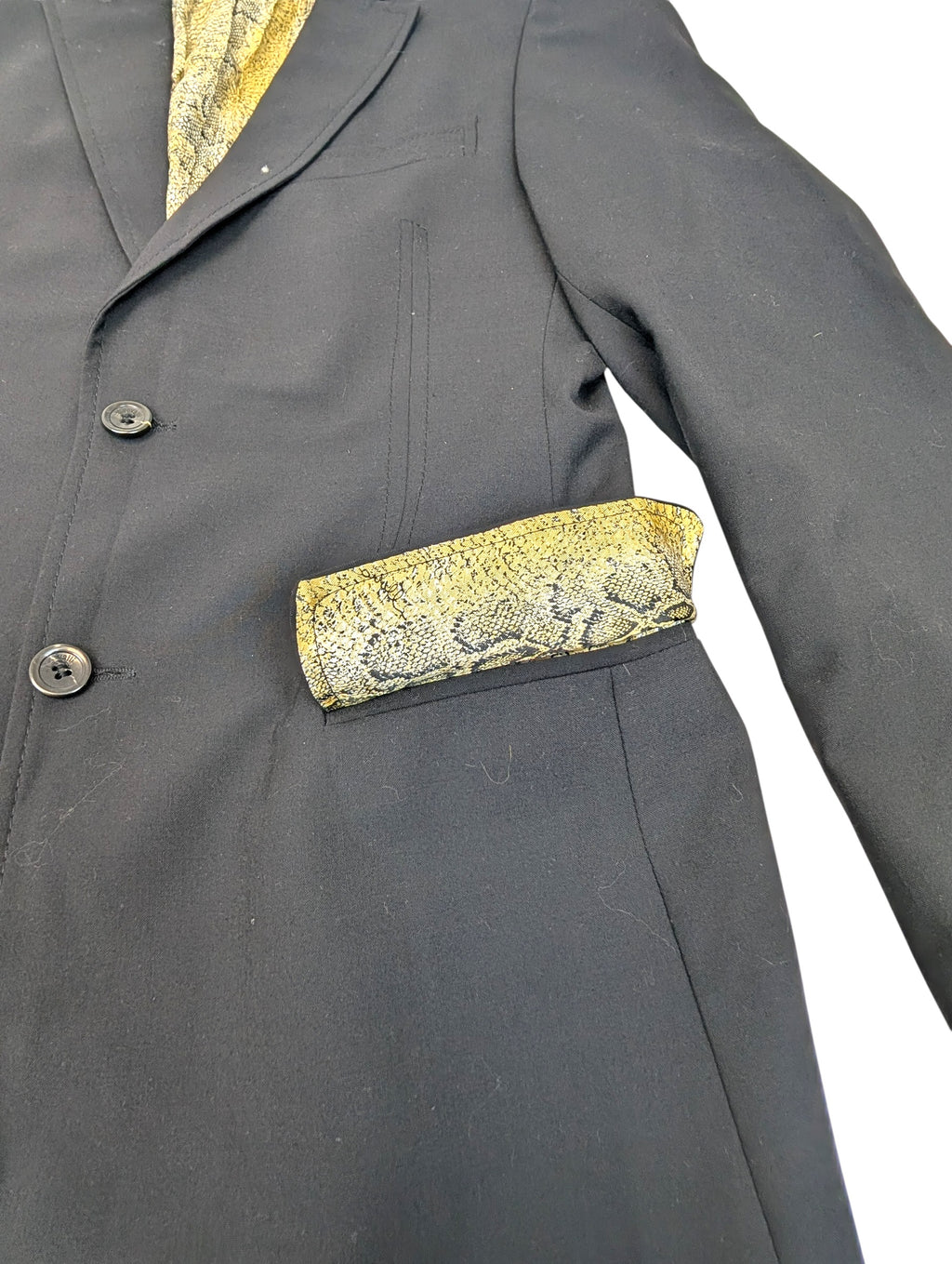 Just Cavalli Roberto Marynarka Wełniana wełniana podszewka snake lining żakiet