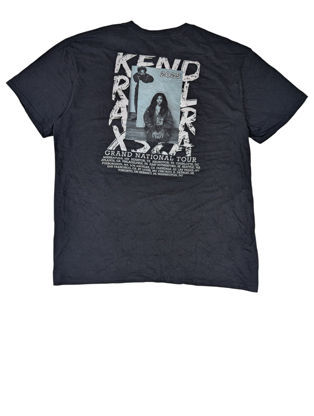 Kendrick Lamar x Sza Not Like Us Koszulka Koncertowa Official Merch z nadrukiem rap hip hop muzyka