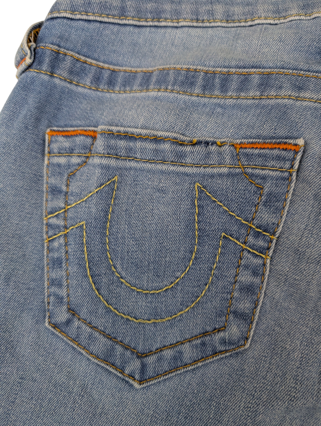 True religion błękitne skinny rurki spodnie jeansowe jeansy