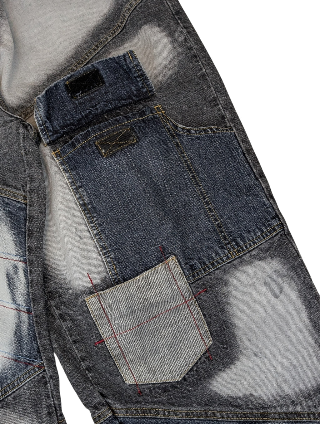 Vintage Spodnie Baggy Szerokie Faded Noiz Jeans Jeansy hip-hop rap y2k