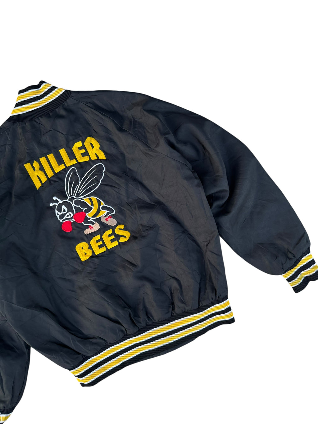 Killer Bees Vintage 90s Kurtka Bomberka embroidered personalized true vintage amerykanski
