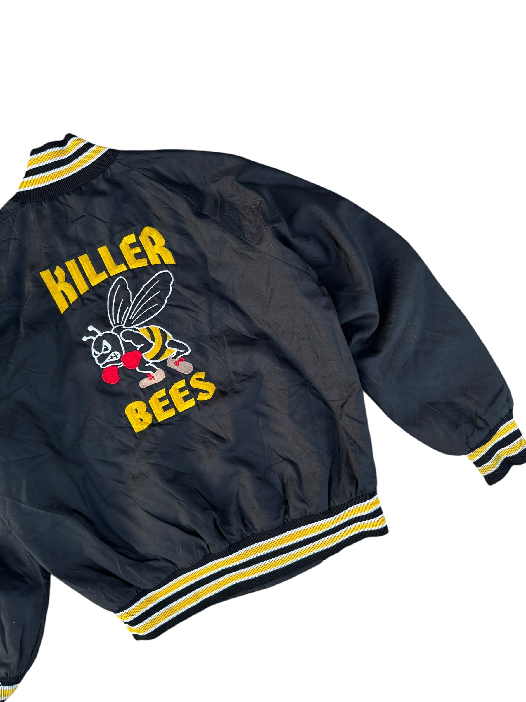 Killer Bees Vintage 90s Kurtka Bomberka embroidered personalized true vintage amerykanski