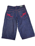 Rocawear vintage y2k baggy jorts szerokie spodenki jeansowe denim