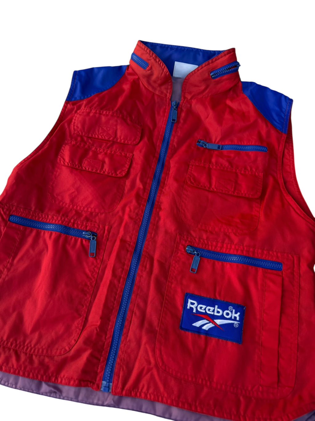 Reebok 90s Winbreaker Running Vest Kurtka Przeciwdeszczowa Kamizelka sportowa
