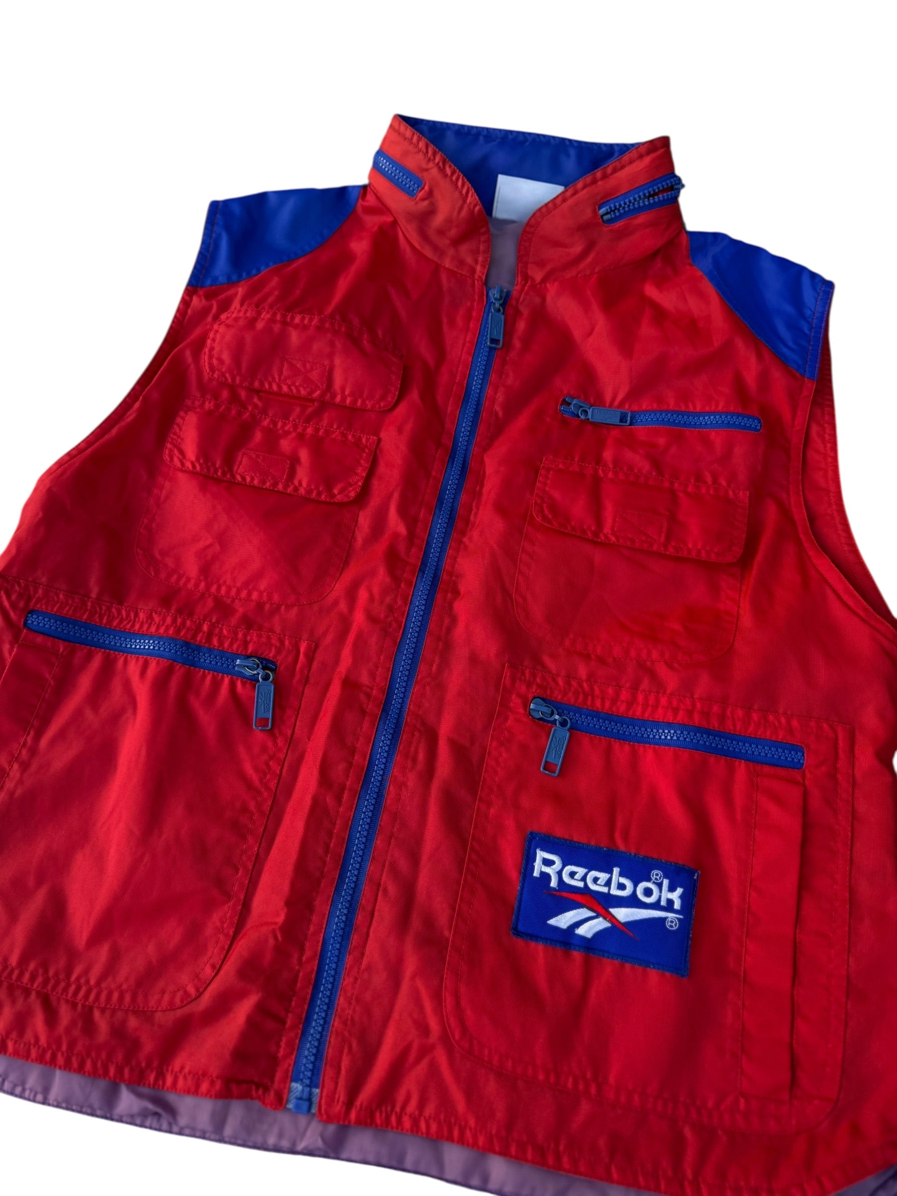 Reebok 90s Winbreaker Running Vest Kurtka Przeciwdeszczowa Kamizelka sportowa