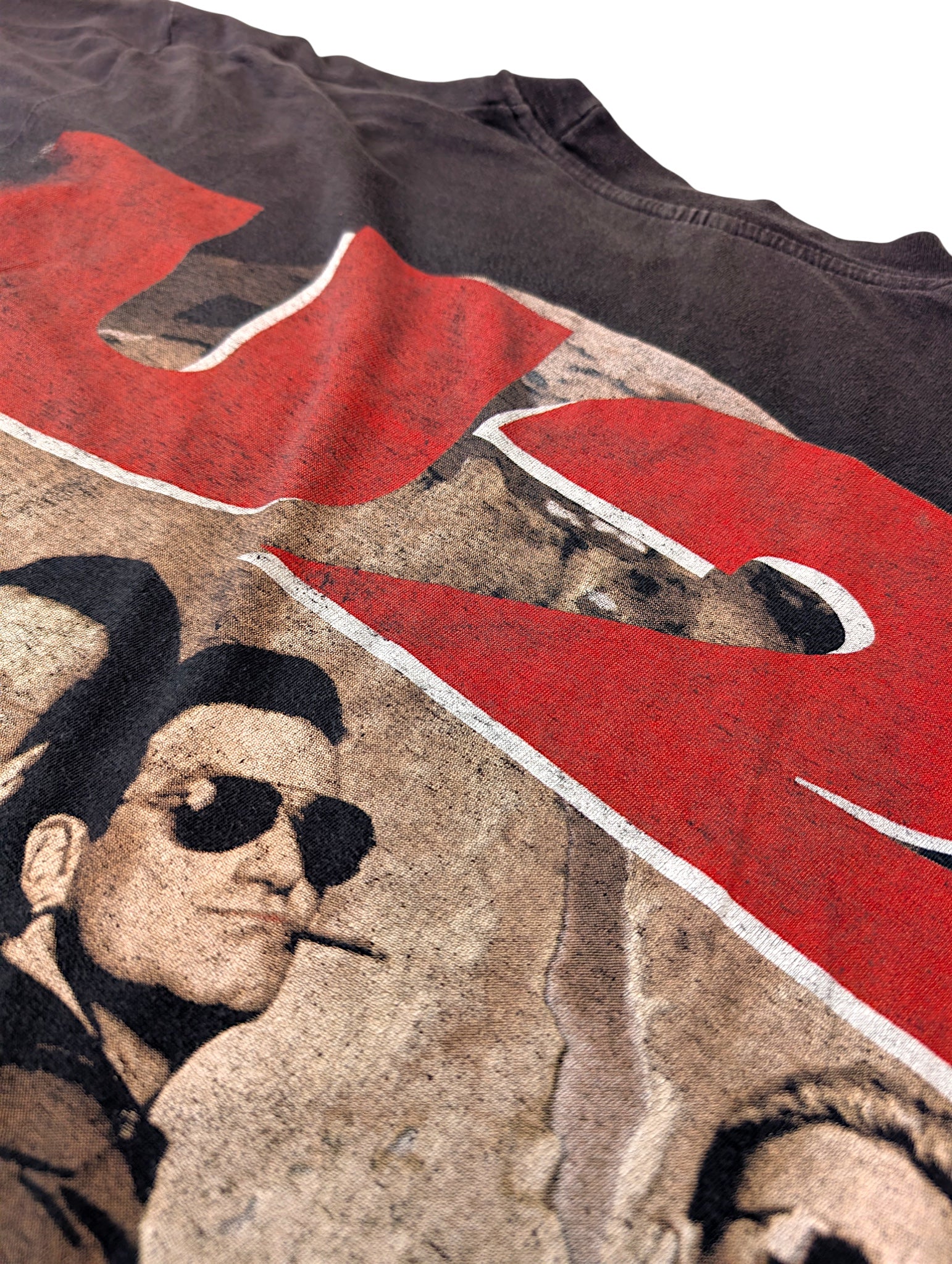 U2 Vintage Band 90s Single Stiched Rap Tee Koszulka z nadrukiem muzyka koncertowa