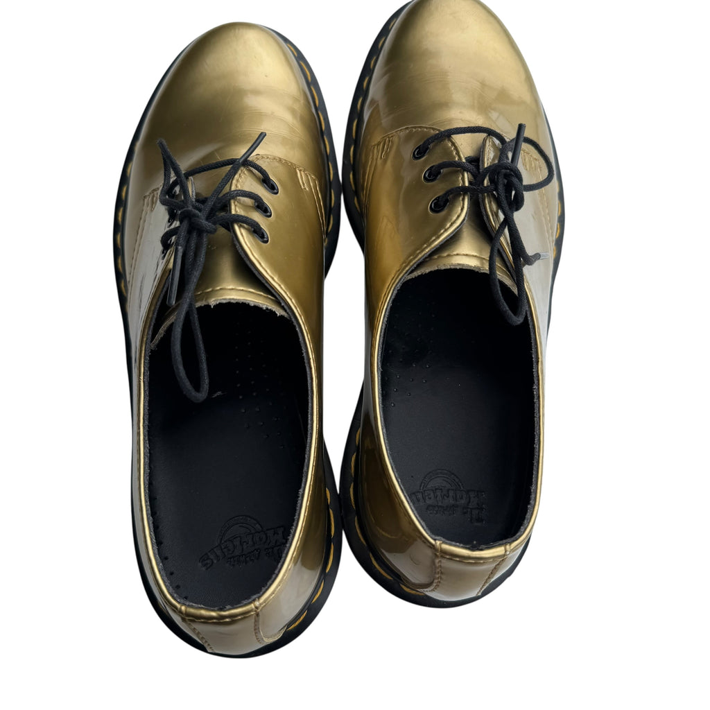 1461 GOLD spectra patent Oxford doc martens dr buty loafersy martensy 42