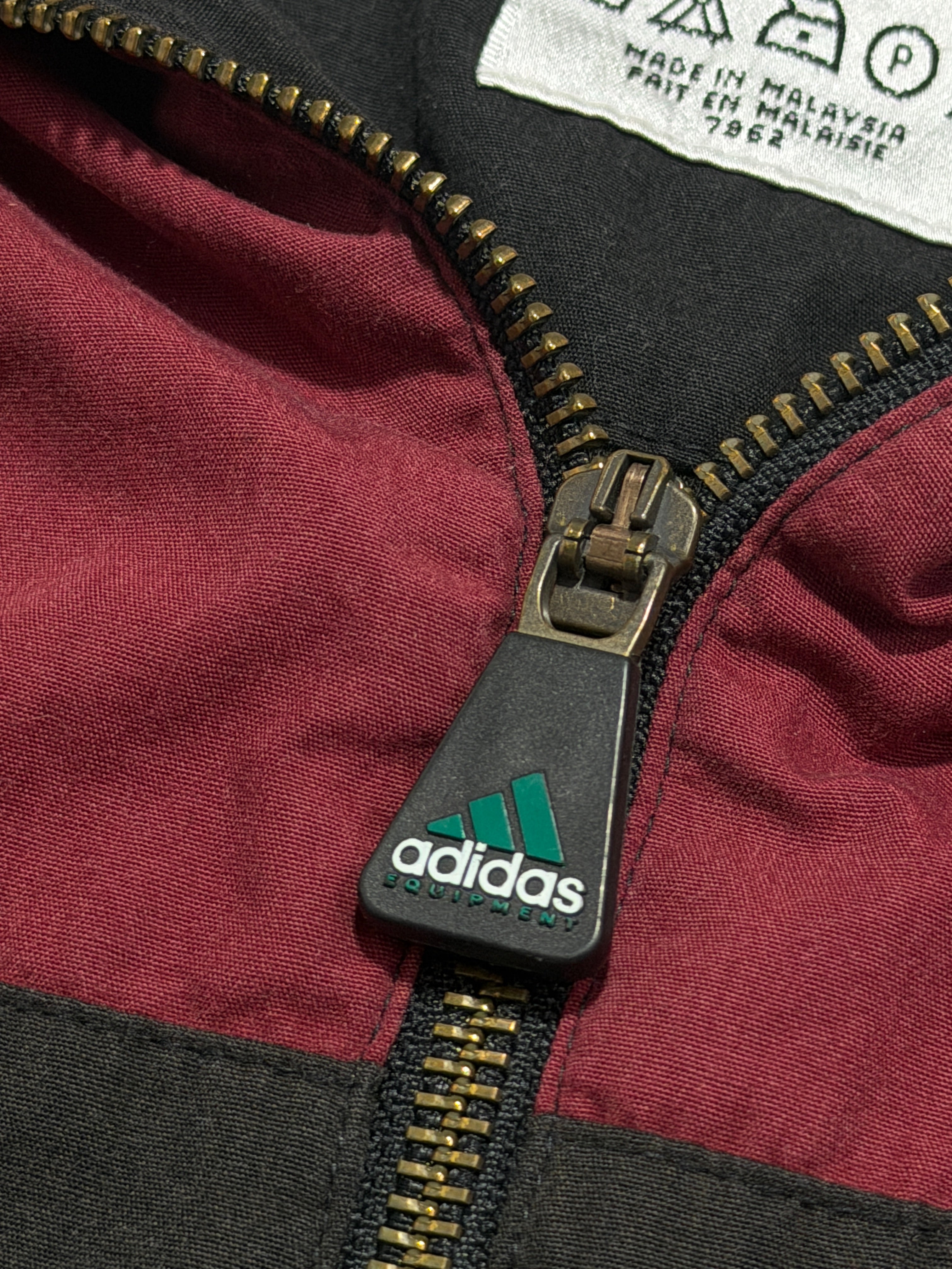 Vintage 90's ADIDAS EQUIPMENT Striped Jacket zip up