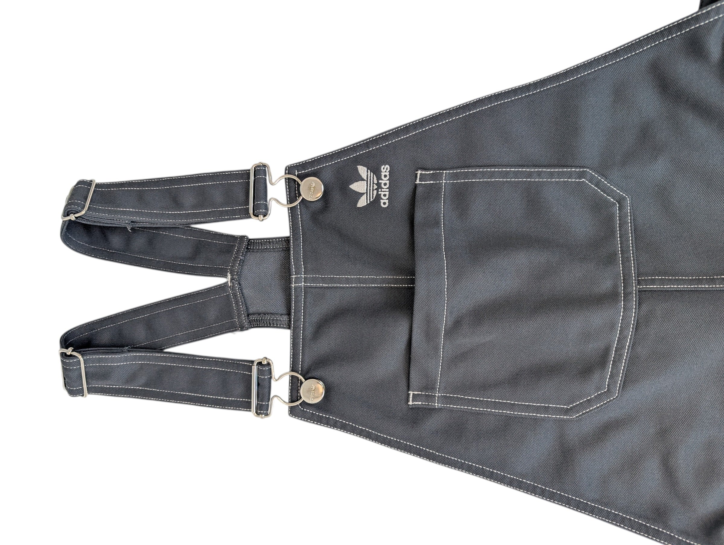 Ogrodniczki Damskie Adidas Spodnie luźne hippie Streetwear jeansowe denim oldschool