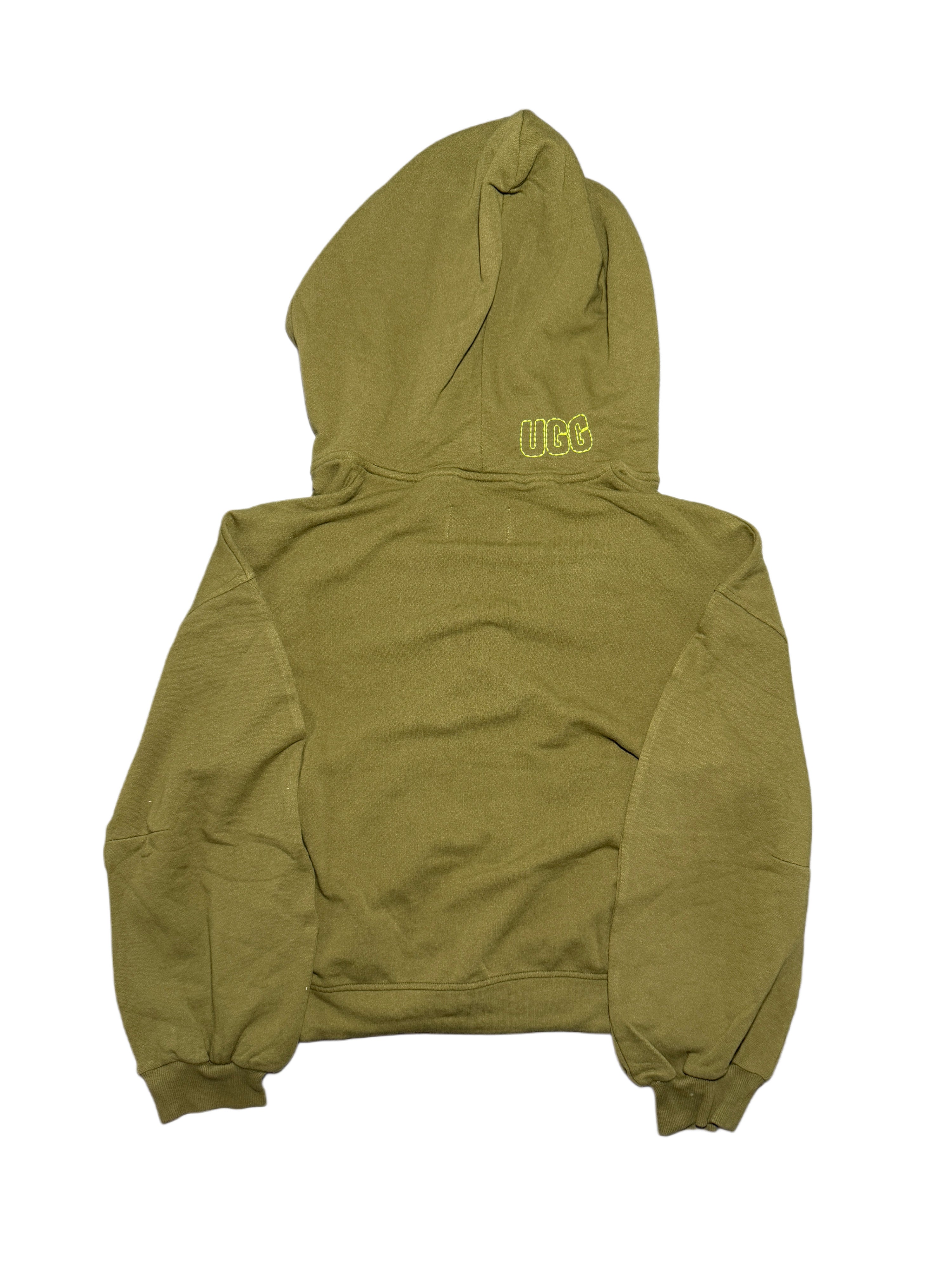 UGG oversize zip hoodie bluza z kapturem rozpinana