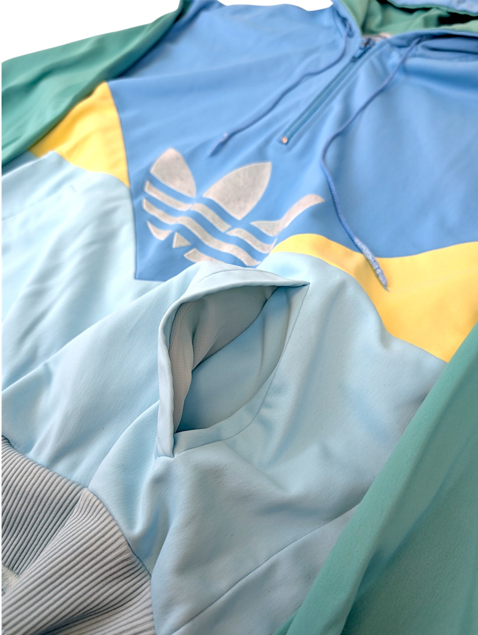 80s Adidas Originals Trefoil Colorado Tracksuit Bluza z kapturem hoodie oldschool