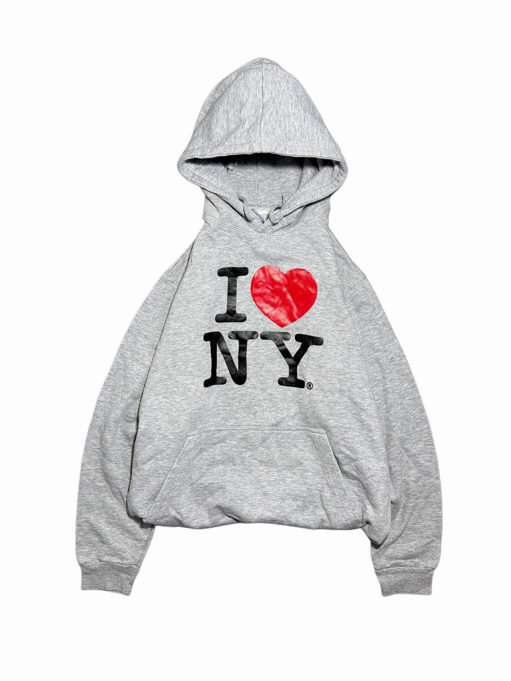 2000s I Love NY hoodie bluza z kapturem