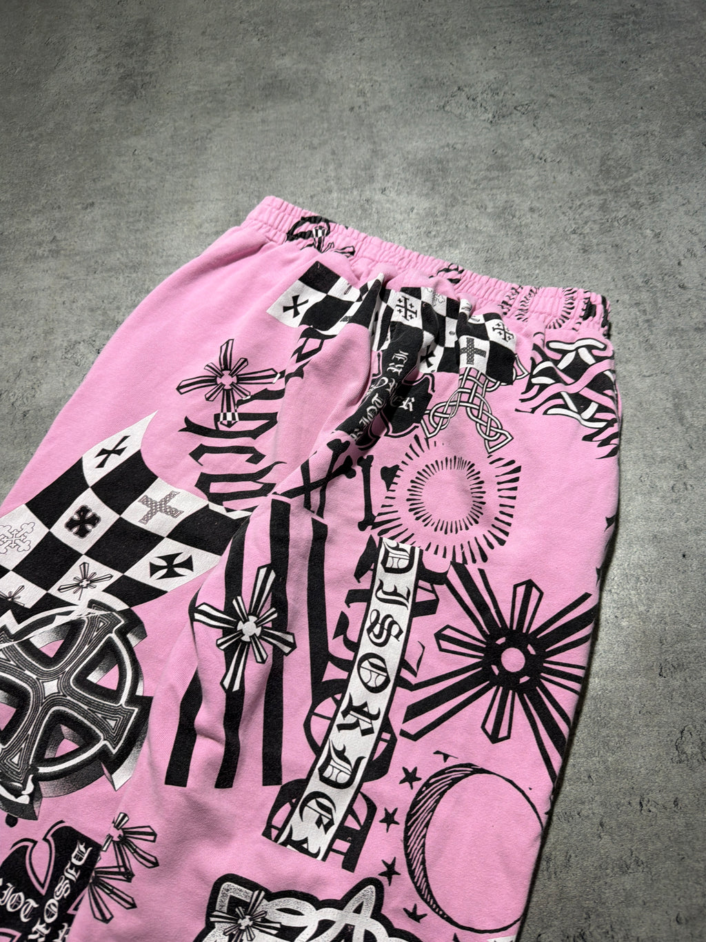 2000s Jaded London sweatpants pants y2k print emo goth swag baggy spodnie dresowe