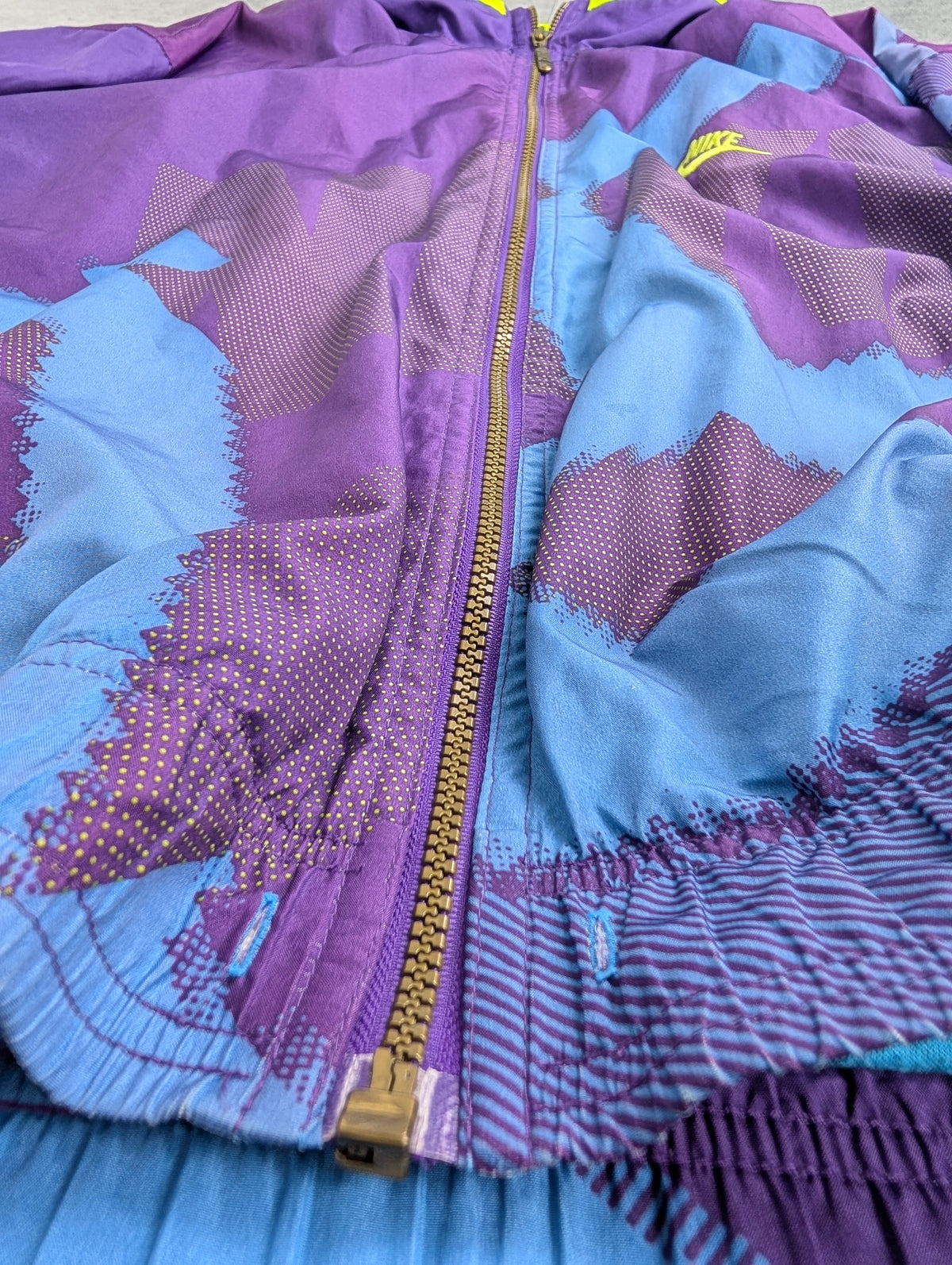 Nike Premier League 90s Vintage Windbreaker Tracksuit Jacket Graphic AOP