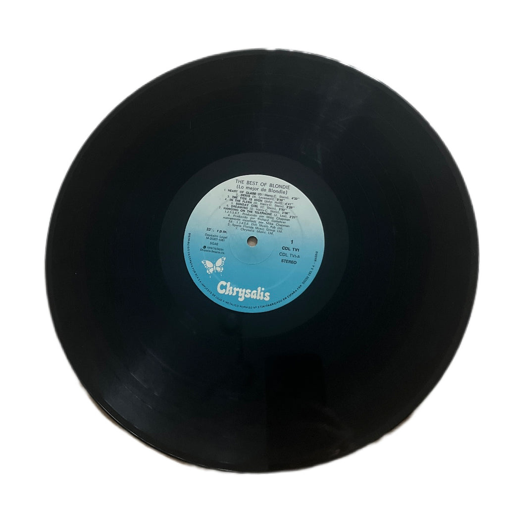 The Best of Blondie vinyl płyta winylowa 1981 Chrysalis Records Ltd.