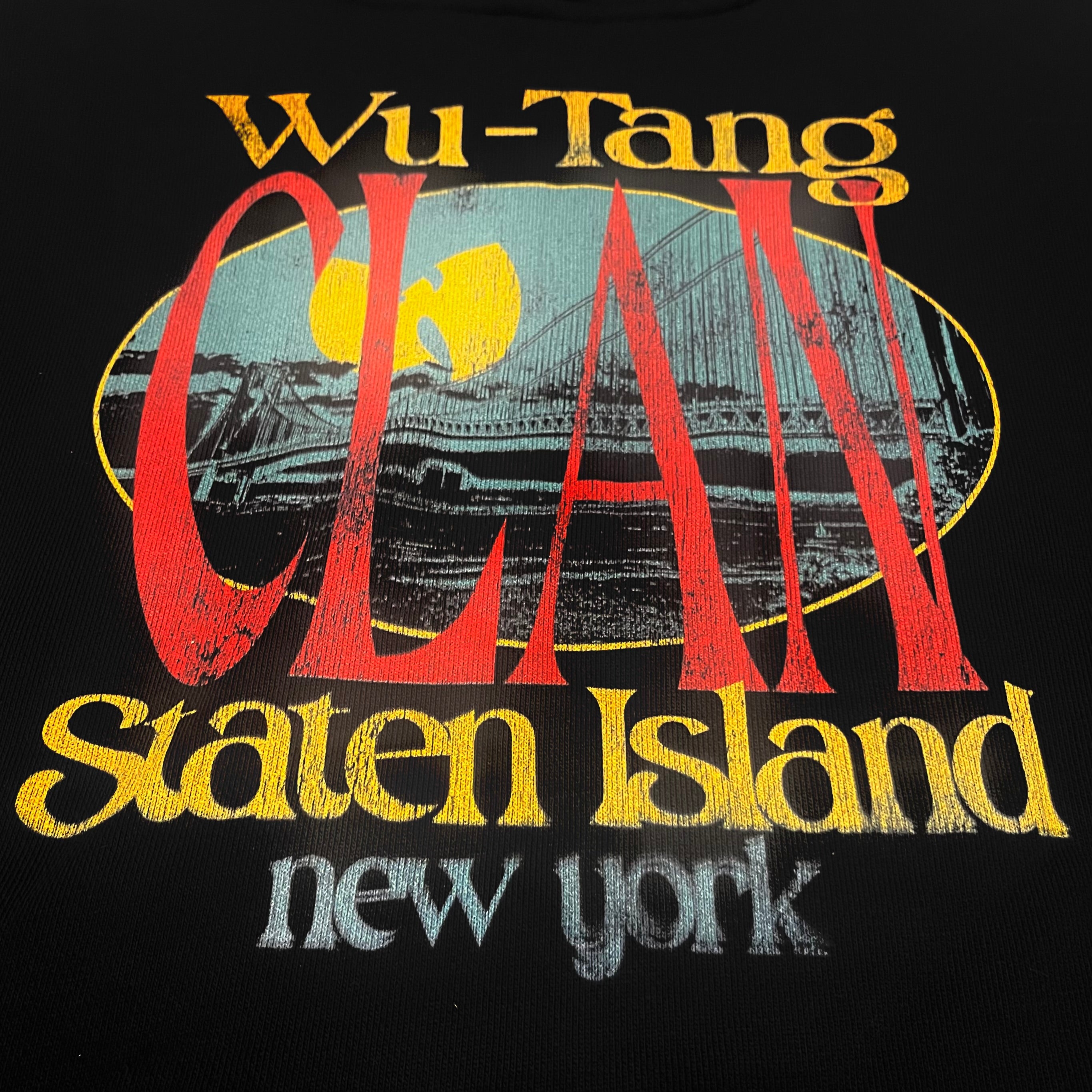 Wu Tang Staten Island New York Hoodie Heavy Oversize bluza z kapturem