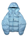 90s NIKE puffer jacket kurtka puchowa baby blue