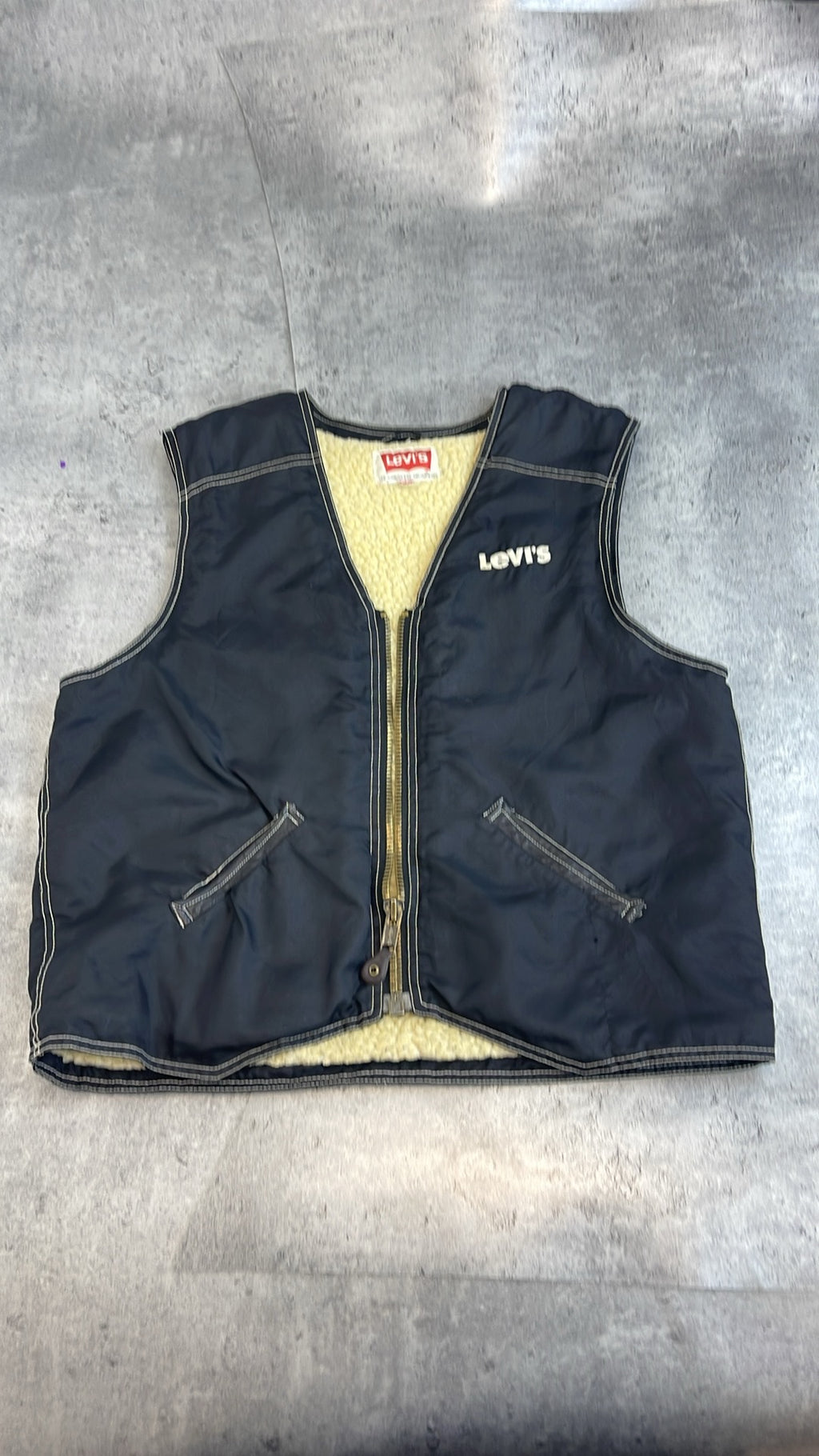 Levi’s 90s Gilet Vest Sherpa Lined Vintage