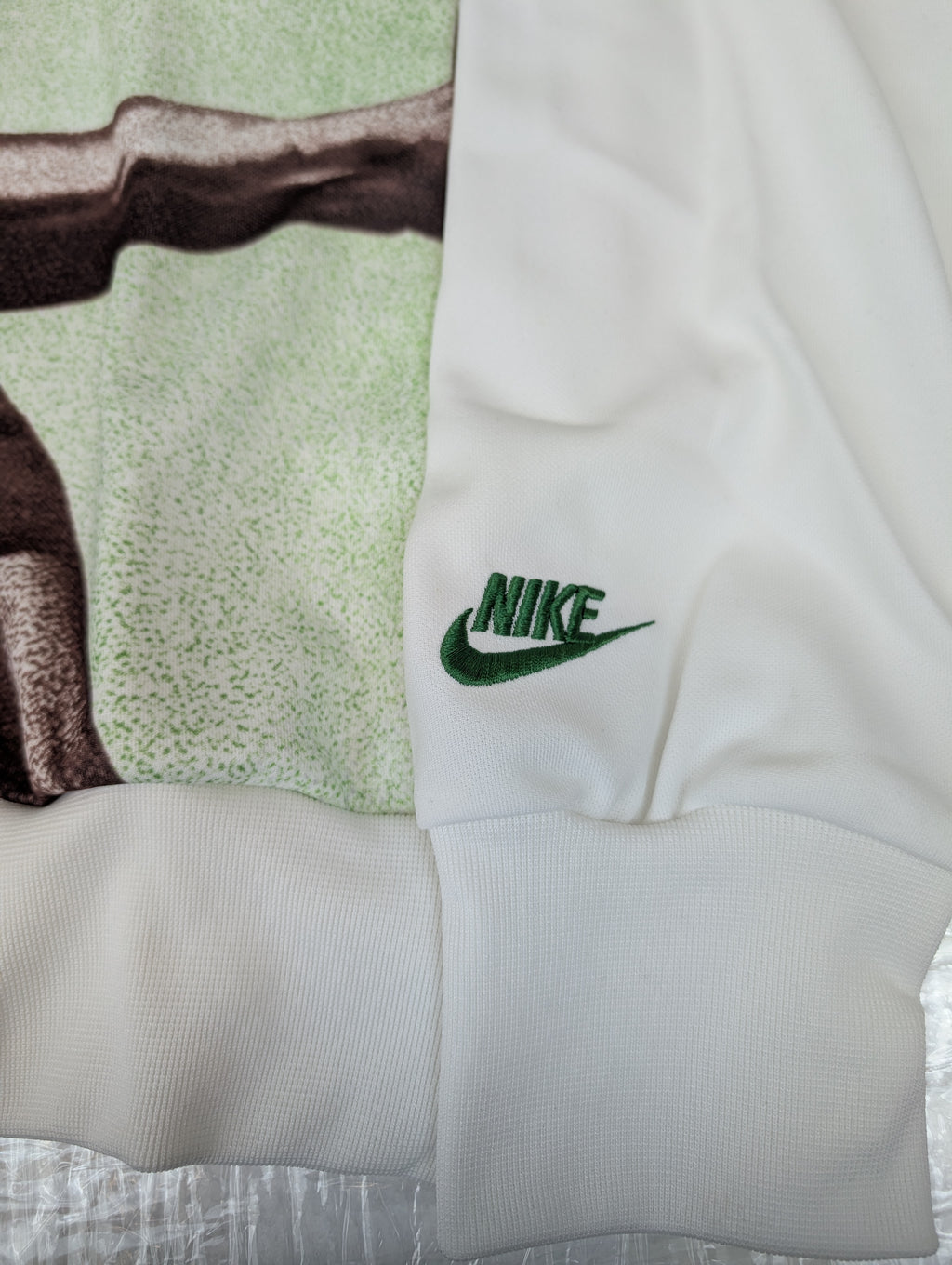 NWT Nike Basketball Koszykarski Tracksuit Jacket 00s David Robinson Bluza rozpinana vintage y2k AOP