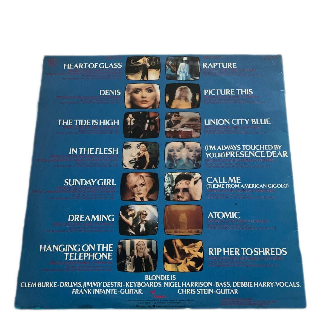 The Best of Blondie vinyl płyta winylowa 1981 Chrysalis Records Ltd.