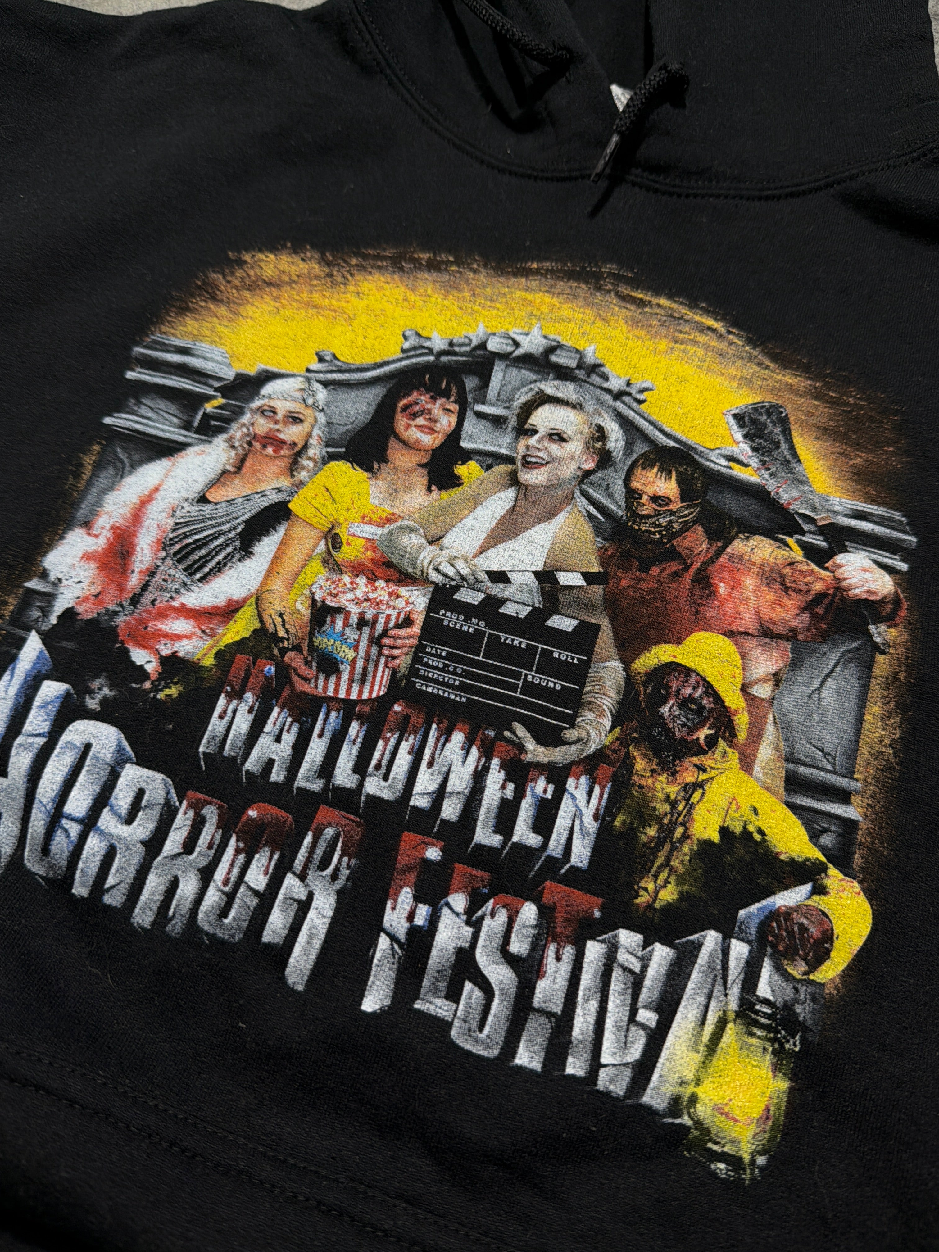 2000s Halloween Festival hoodie bluza z kapturem graphic rare