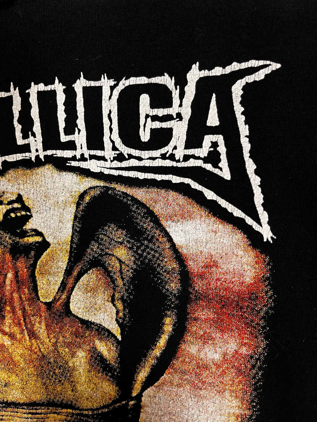 Early 2000s hoodie dwustronne Metallica St.Anger bluza koncertowa z kapturem